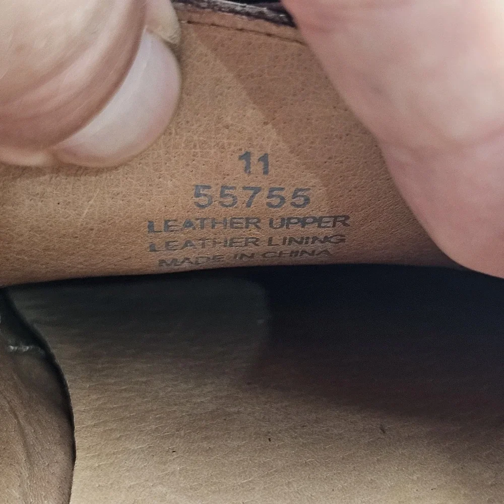 J. Crew Mens Brown Leather Lace Up Oxfords Dress Shoes 11 55755